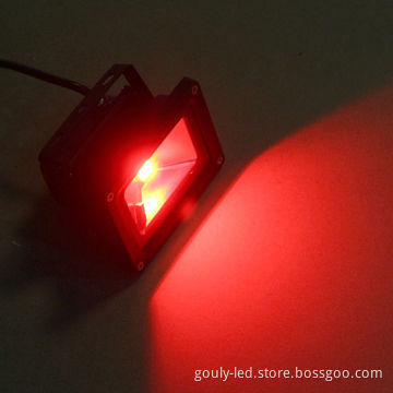 LED Floodlight, 12V/100 to 240V, 10W with Black or Silver White ShellNew